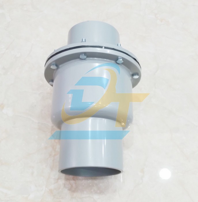 Luppe 1 chiều lưỡi gà PVC 2 đầu phi 90