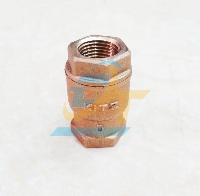 Van 1 chiều lò xo đồng RF Kitz nối ren 1/2" - Phi 21