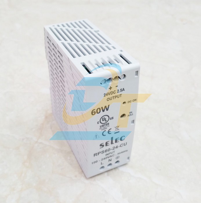 Bộ nguồn 24V 2.5A 60W Selec RPS60-24-CU