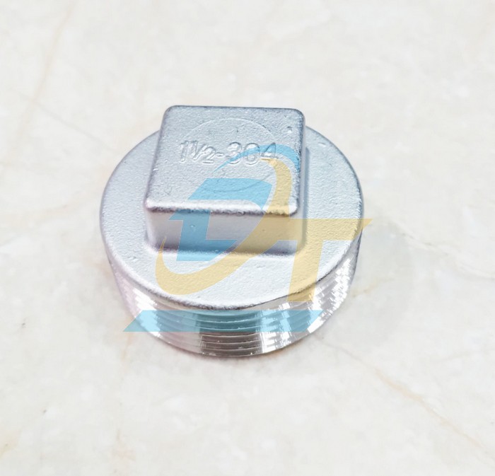 Nắp bít ren ngoài inox 304 phi 49