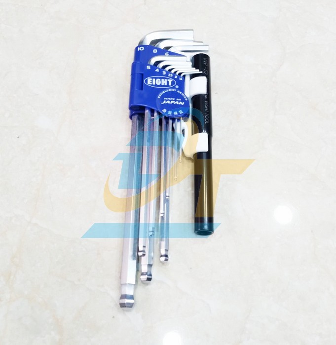 Bộ lục giác đầu bi 9 cây 1.5-10mm Eight TLS-9NP