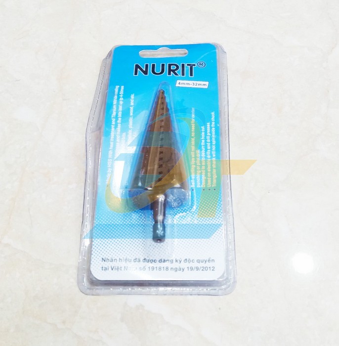 Mũi khoan tháp chuôi lục giác Nurit 4-32mm