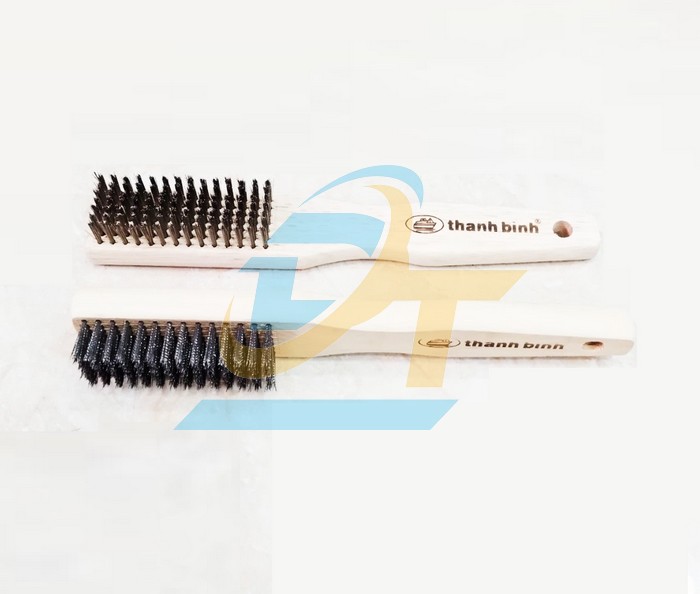 Bàn chải sắt cán gỗ 7 hàng Thanh Bình 3BC02