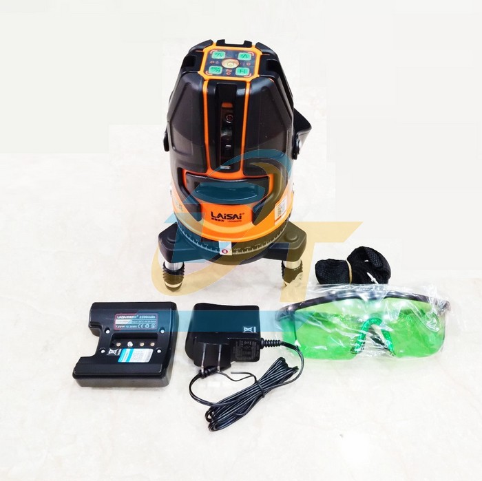 Máy cân bằng laser 5 tia xanh Laisai LSG686SPD