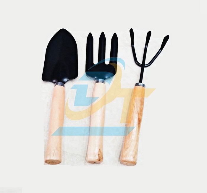 Bộ cụ làm vườn mini 3 món (Xẻng - Xới - Bàn cào)