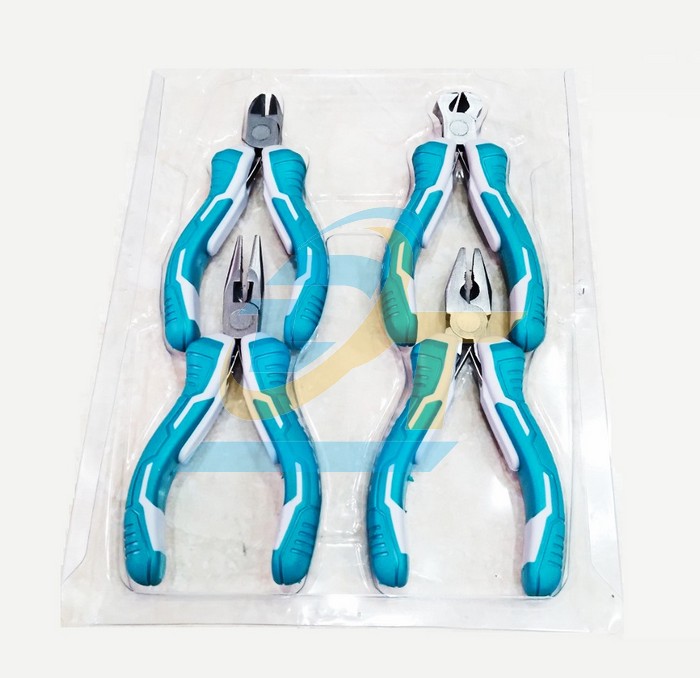 Bộ kìm mini đa năng 4 chi tiết 4.5" Total THT1K0404