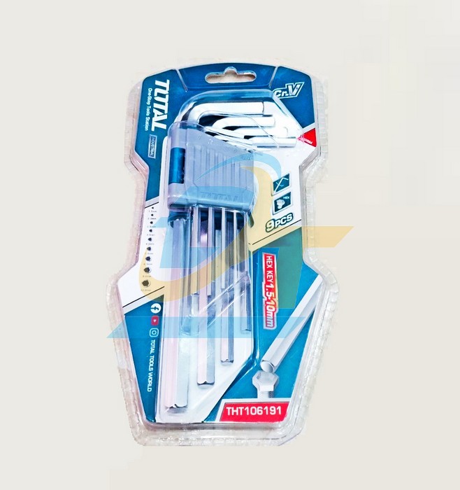 Bộ lục giác hệ mét 9 cây 1.5-10mm Total THT106191