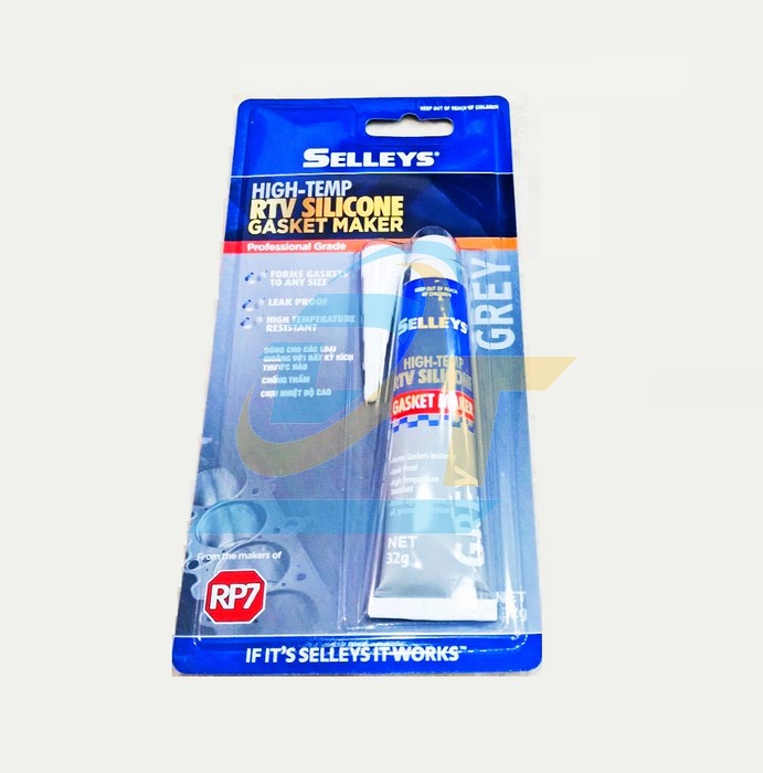 Keo thế ron xám Selleys High-temp RTV Silicone 32gr