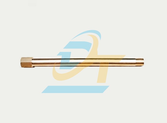 Nối ren trong ren ngoài đồng thau (Lơ nối đồng) 3/8"x200mm