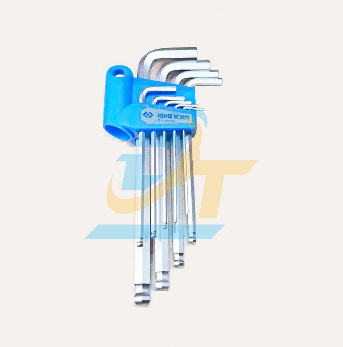 Bộ lục giác bi 9 chi tiết hệ inch 1/16-3/8" Kingtony 20129SR