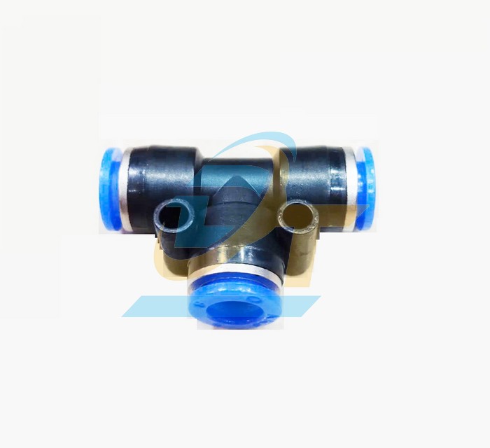 Đầu nối hơi chữ T phi 10mm China PE10