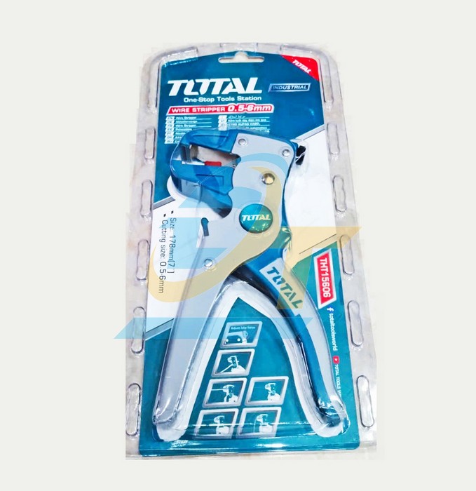 Kìm tuốt dây điện mỏ quạ 7"/178mm Total THT15606