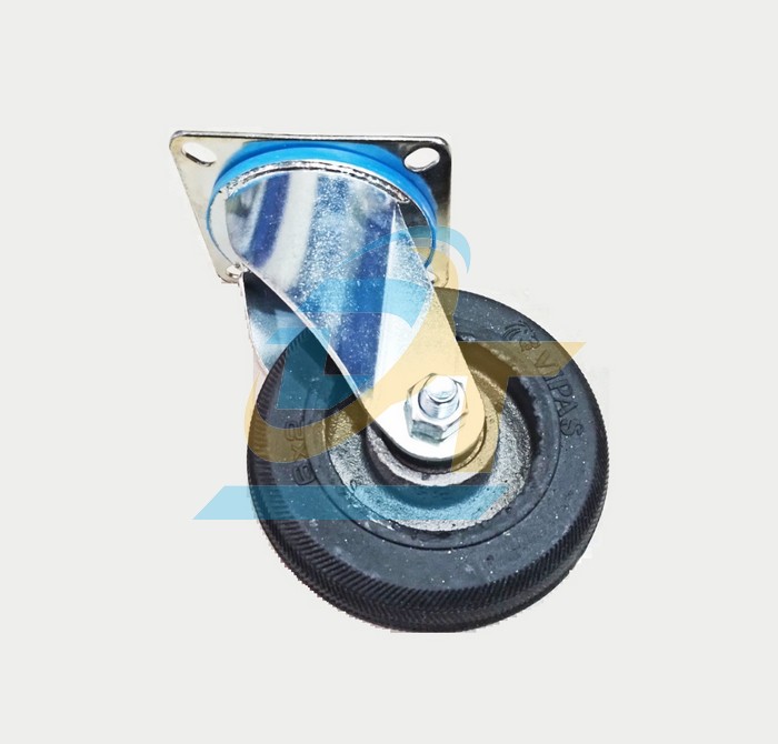 Bánh xe đẩy cao su 150x50 càng xoay