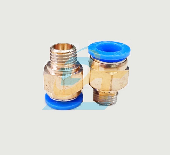 Đầu nối hơi thẳng ren ngoài 13 ống 12 China PC12-02
