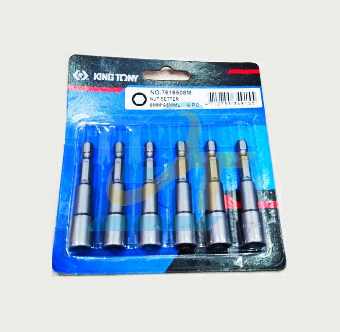 Đầu siết tôn 8mm dài 65mm Kingtony 7616508M (Vỉ 6 cái)