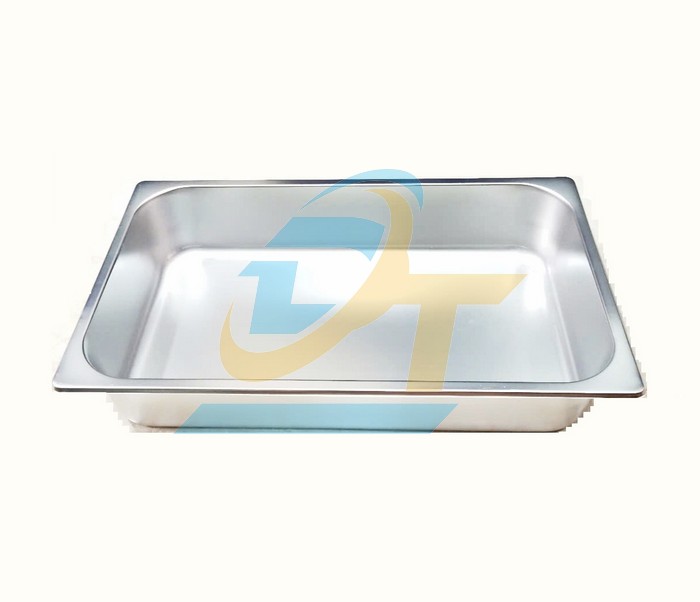 Khay inox 201 chữ nhật 530x327x100mm