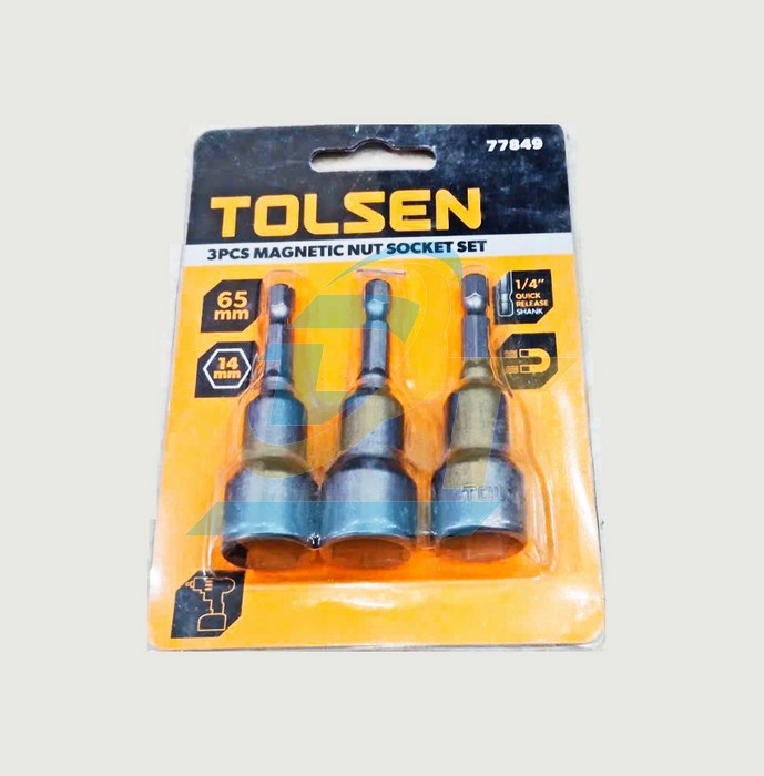 Bộ 3 đầu bắn tôn 14mm Tolsen 77849