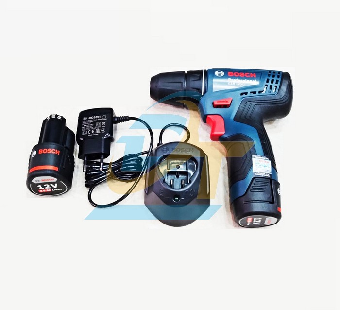 Máy khoan vặn vít dùng pin 12V Bosch GSR 120-LI GEN II (Kèm 2 Pin + 1 Sạc)