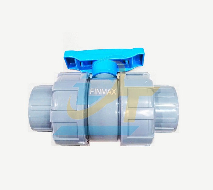 Van nhựa PVC 2 đầu rắc co Finmax phi 34