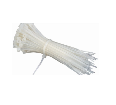 Dây rút nhựa trắng 8x300mm (Bản lớn 7.6mm)
