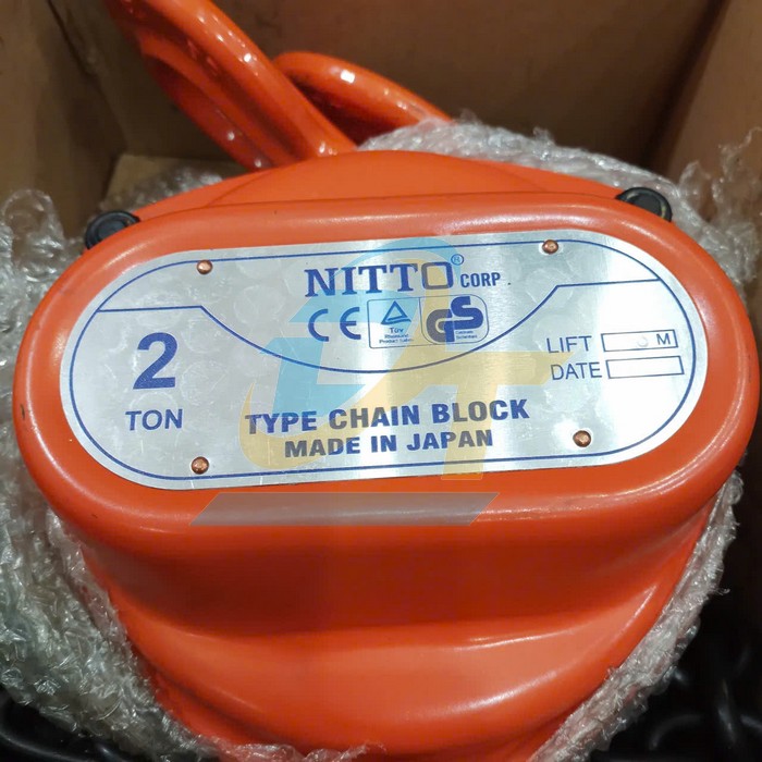 Pa lăng x&iacute;ch k&eacute;o tay 2 tấn 3 m&eacute;t Nitto