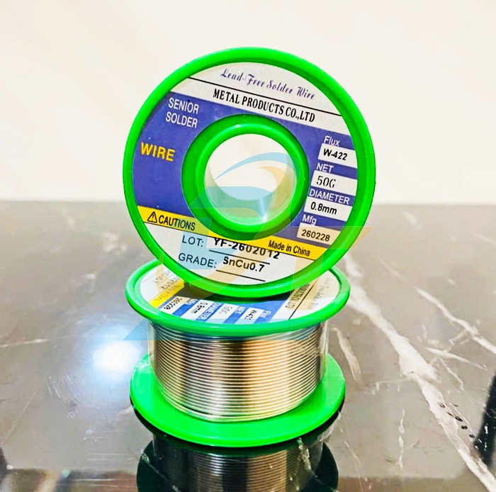 Thiếc h&agrave;n kh&ocirc;ng ch&igrave; SnCu0.7 0.8mm 50g