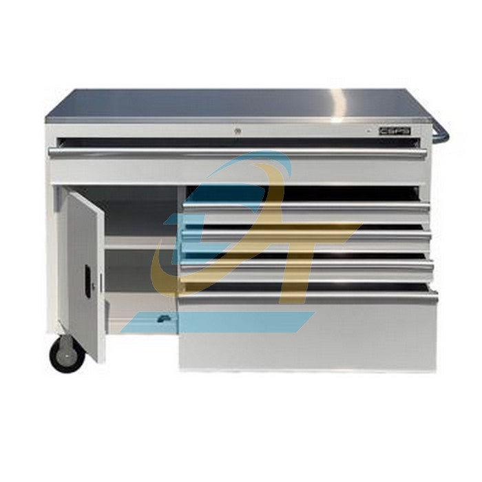Tủ dụng cụ 132cm 5 hộc k&eacute;o m&agrave;u trắng