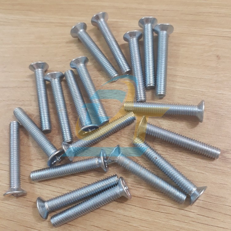 Bulong bake đầu bằng mạ kẽm M6x40  VietNam | Gi&aacute; rẻ nhất - C&ocirc;ng Ty TNHH Thương Mại Dịch Vụ Đạt T&acirc;m
