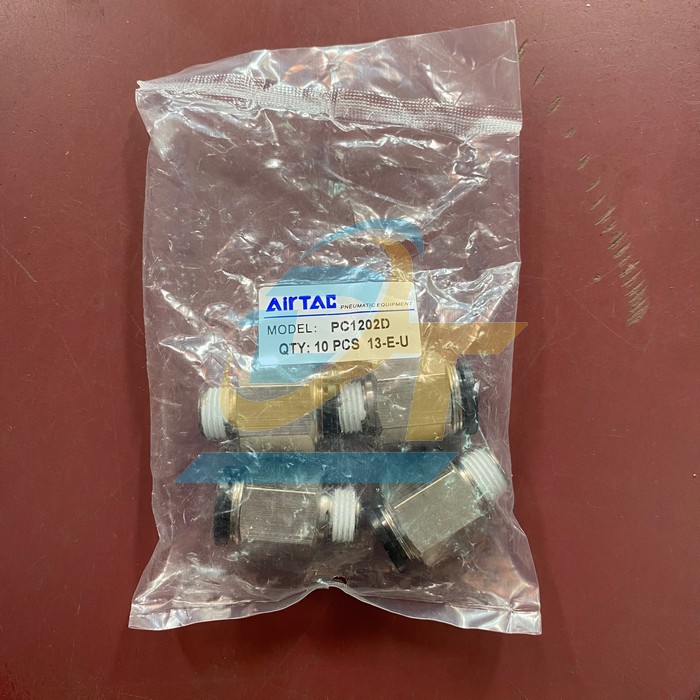 Đầu nối hơi thẳng ren ngoài 13 ống 12 Airtac PC1202D PC1202D Airtac | Giá rẻ nhất - Công Ty TNHH Thương Mại Dịch Vụ Đạt Tâm