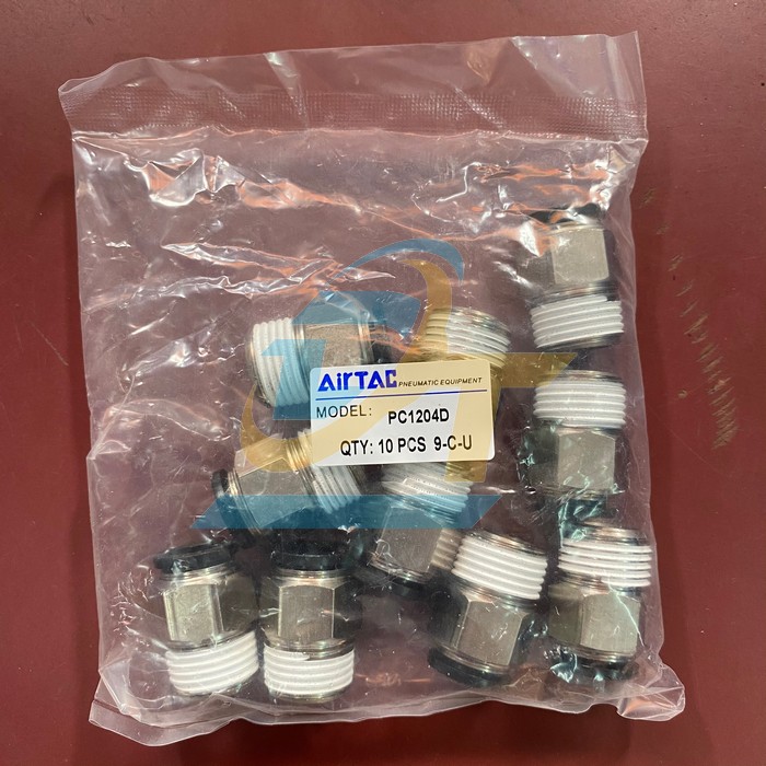 Đầu nối hơi thẳng ren ngoài 21 ống 12 Airtac PC1204D PC 12-04 AT Airtac | Giá rẻ nhất - Công Ty TNHH Thương Mại Dịch Vụ Đạt Tâm