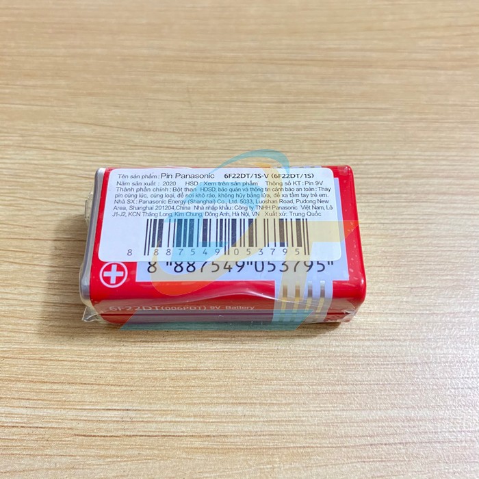 Pin 9V Panasonic 6F22DT/1S 6F22DT/1S Panasonic | Giá rẻ nhất - Công Ty TNHH Thương Mại Dịch Vụ Đạt Tâm