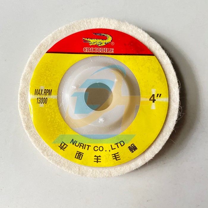 Nỉ trắng đánh bóng 4"/100mm Nurit (loại mỏng)  Nurit | Giá rẻ nhất - Công Ty TNHH Thương Mại Dịch Vụ Đạt Tâm