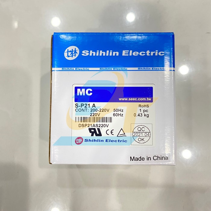Khởi động từ 2NO+2NC 21A Shihlin S-P21 S-P21 Shihlin | Giá rẻ nhất - Công Ty TNHH Thương Mại Dịch Vụ Đạt Tâm