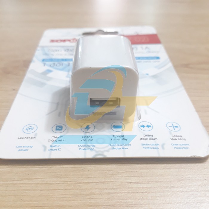 Sạc điện thoại 1A SOPOKA SIP-02 SIP-02 Sopoka | Giá rẻ nhất - Công Ty TNHH Thương Mại Dịch Vụ Đạt Tâm