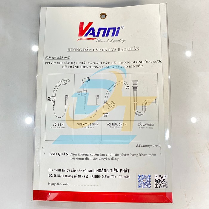 Bộ vòi sen tắm tăng áp 1 chế độ Vanni TS-28 TS-28 Vanni | Giá rẻ nhất - Công Ty TNHH Thương Mại Dịch Vụ Đạt Tâm