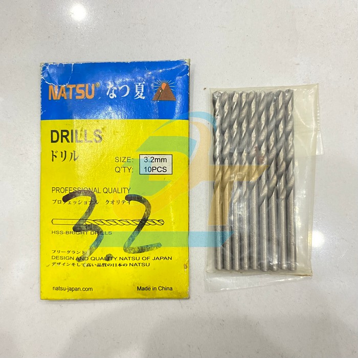Mũi khoan sắt 3.2mm Nastu  Natsu | Giá rẻ nhất - Công Ty TNHH Thương Mại Dịch Vụ Đạt Tâm