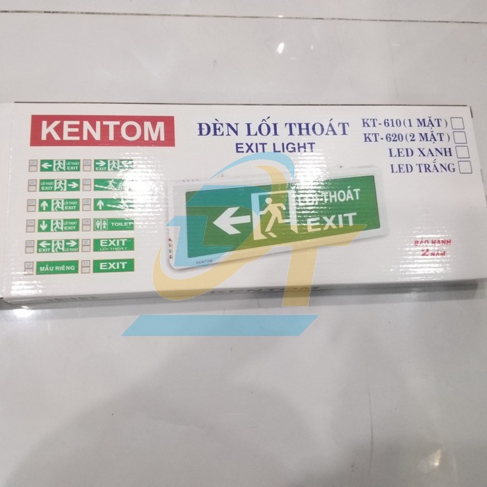 Đèn EXIT LỐI THOÁT 1 mặt Kentom KT-610 KT-610 KENTOM | Giá rẻ nhất - Công Ty TNHH Thương Mại Dịch Vụ Đạt Tâm