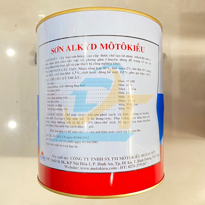 Sơn dầu Alkyd bóng màu xám 9940 Motokieu 9940 Motokieu | Giá rẻ nhất - Công Ty TNHH Thương Mại Dịch Vụ Đạt Tâm