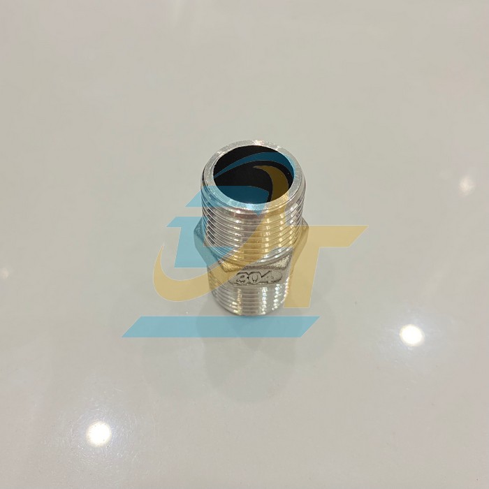 Nối 2 đầu ren ngoài (kép ren) inox 304 DN20 - Phi 27  VietNam | Giá rẻ nhất - Công Ty TNHH Thương Mại Dịch Vụ Đạt Tâm