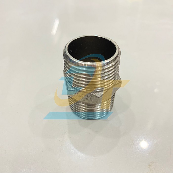 Nối 2 đầu ren ngoài (kép ren) inox 304 DN25 - Phi 34  VietNam | Giá rẻ nhất - Công Ty TNHH Thương Mại Dịch Vụ Đạt Tâm