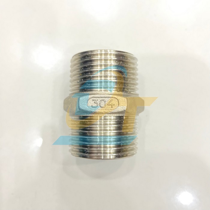Nối 2 đầu ren ngoài (kép ren) inox 304 DN25 - Phi 34  VietNam | Giá rẻ nhất - Công Ty TNHH Thương Mại Dịch Vụ Đạt Tâm