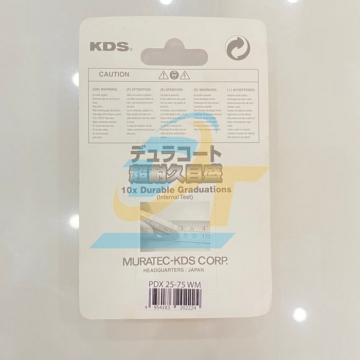 Thước cuộn thép 7.5m KDS PDX25-75WM PDX25-75WM KDS | Giá rẻ nhất - Công Ty TNHH Thương Mại Dịch Vụ Đạt Tâm