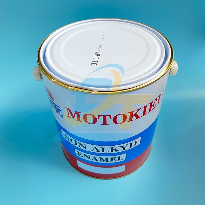 Sơn dầu Alkyd bóng màu trắng Moto Kiều - Thùng 3kg  Motokieu | Giá rẻ nhất - Công Ty TNHH Thương Mại Dịch Vụ Đạt Tâm
