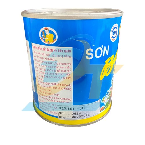 Sơn Alkyd (bóng)  Bạch Tuyết - Màu kem 551 (0.8kg)  BachTuyet | Giá rẻ nhất - Công Ty TNHH Thương Mại Dịch Vụ Đạt Tâm