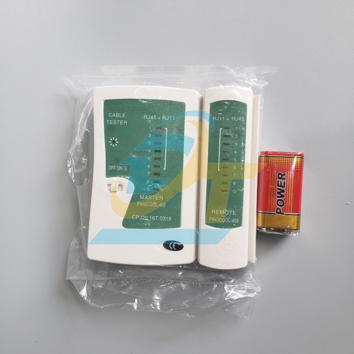 Bộ test cáp mạng 468 RJ45+RJ11 (kèm pin)  China | Giá rẻ nhất - Công Ty TNHH Thương Mại Dịch Vụ Đạt Tâm