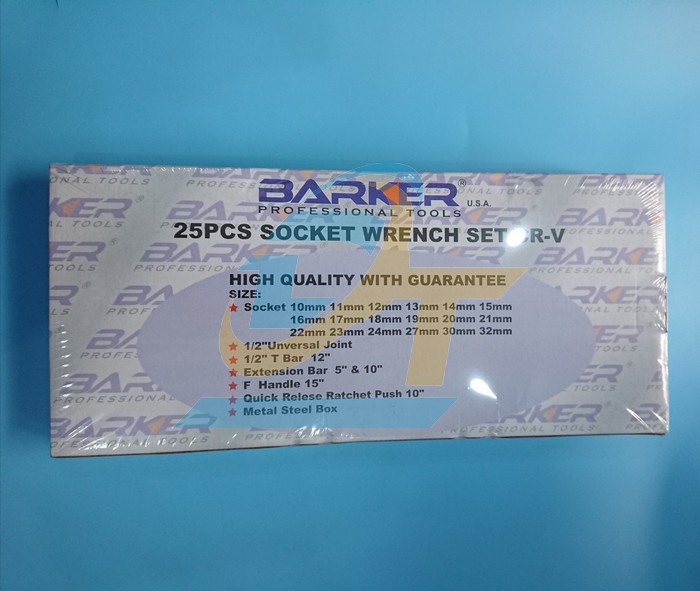Bộ tuýp khẩu 25 chi tiết 1/2" Barker  BARKER | Giá rẻ nhất - Công Ty TNHH Thương Mại Dịch Vụ Đạt Tâm