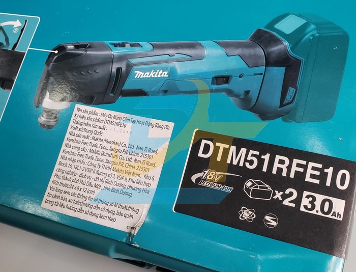Máy cắt đa năng dùng pin Makita DTM51RFE10 18V DTM51RFE1 Makita | Giá rẻ nhất - Công Ty TNHH Thương Mại Dịch Vụ Đạt Tâm