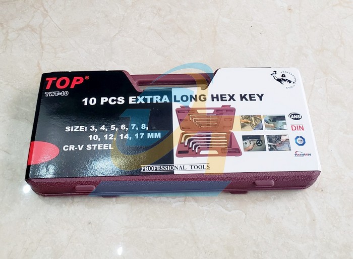 Bộ lục giác 10 chi tiết hệ mét Top TWT-10 TWT-10 TOP | Giá rẻ nhất - Công Ty TNHH Thương Mại Dịch Vụ Đạt Tâm