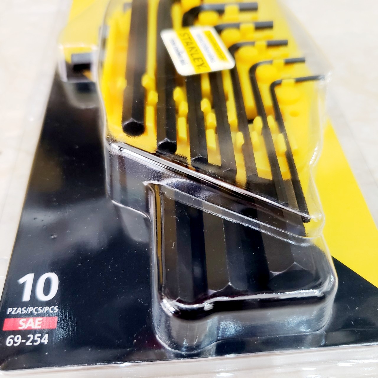 Bộ lục giác hệ inch 10 cây Stanley 69-254 69-254 Stanley | Giá rẻ nhất - Công Ty TNHH Thương Mại Dịch Vụ Đạt Tâm
