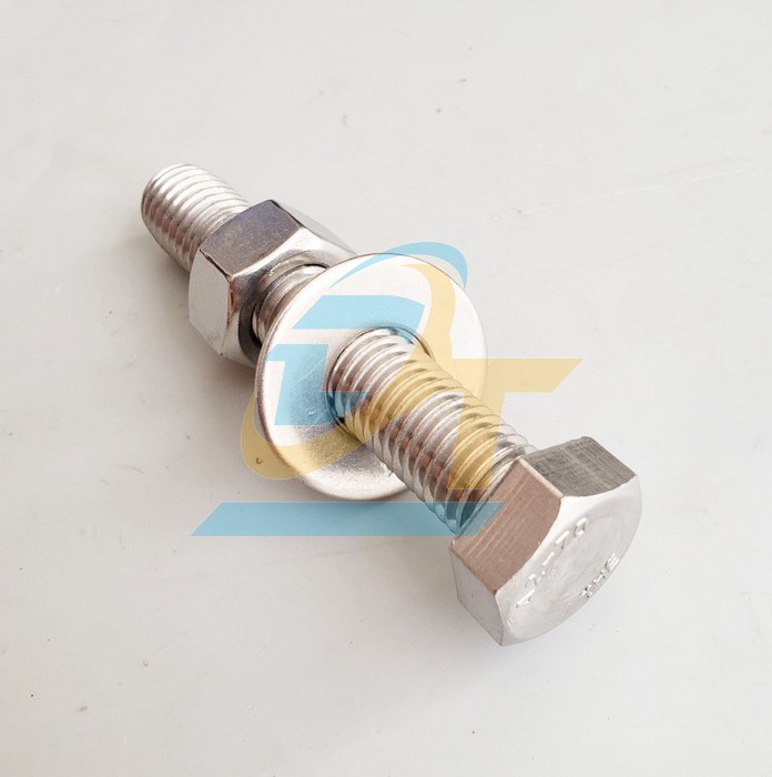 Bulong + con tán + long đền inox 304 M18x100  VietNam | Giá rẻ nhất - Công Ty TNHH Thương Mại Dịch Vụ Đạt Tâm